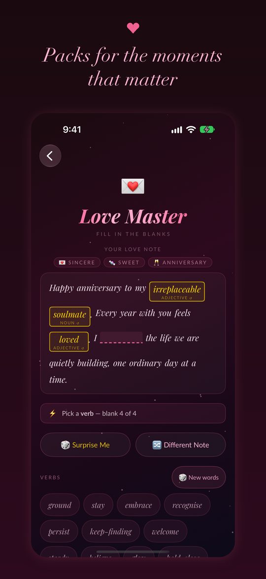 An anniversary note from an add-on pack